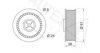 AUTEX 641029 Tensioner Pulley, v-ribbed belt